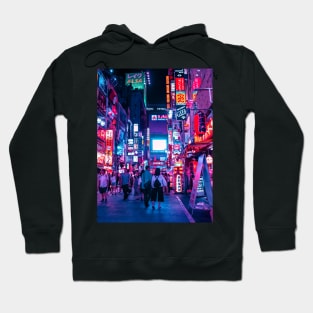 Shinjuku's Cyberpunk Anime Vibe Hoodie